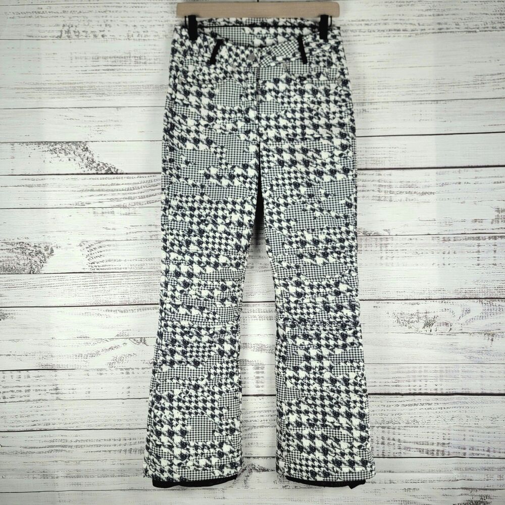 Toni Sailer Women’s Size 6  36 Ethel Print Ski Snow Pants Luxury EUC
